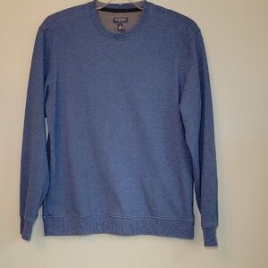 Van Heusen Flex Men's Crewneck Sweatsirt- Blue Medium‎